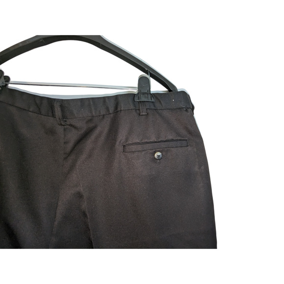 Haggar Shorts Mens Size 42 Black Chino Bermuda Pleated Golf Performance - Picture 12 of 14